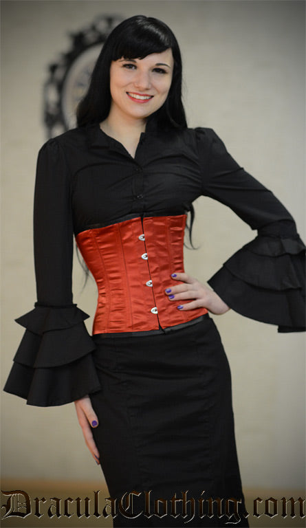 Red Waspie Corset