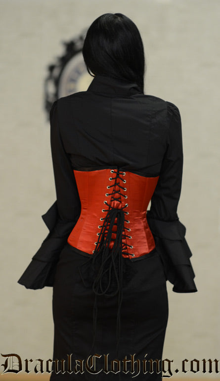 Red Waspie Corset