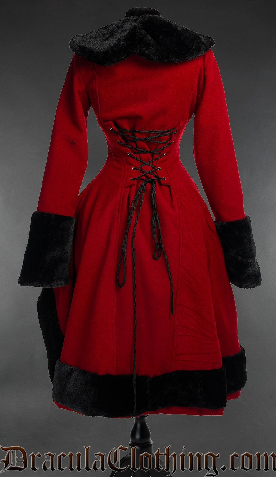Red Wool Frock Coat