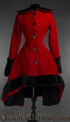 Red Wool Frock Coat