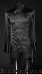 Black Satin Regal Shirt
