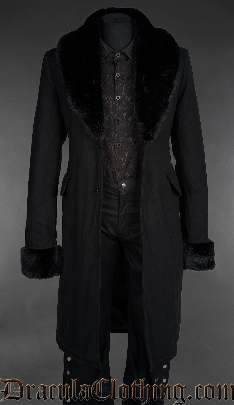 Regent Faux Fur Coat – DraculaClothing