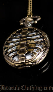 Rib Cage Pocket Watch