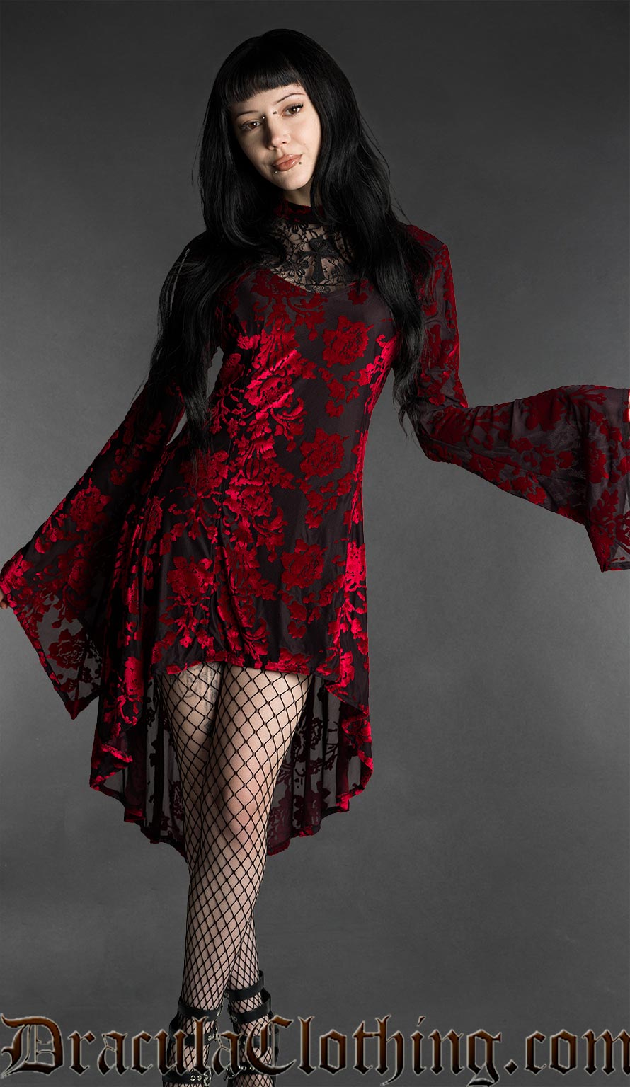 Rose Ankh Bodycon Dress