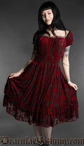 Rose Gothabilly Dress