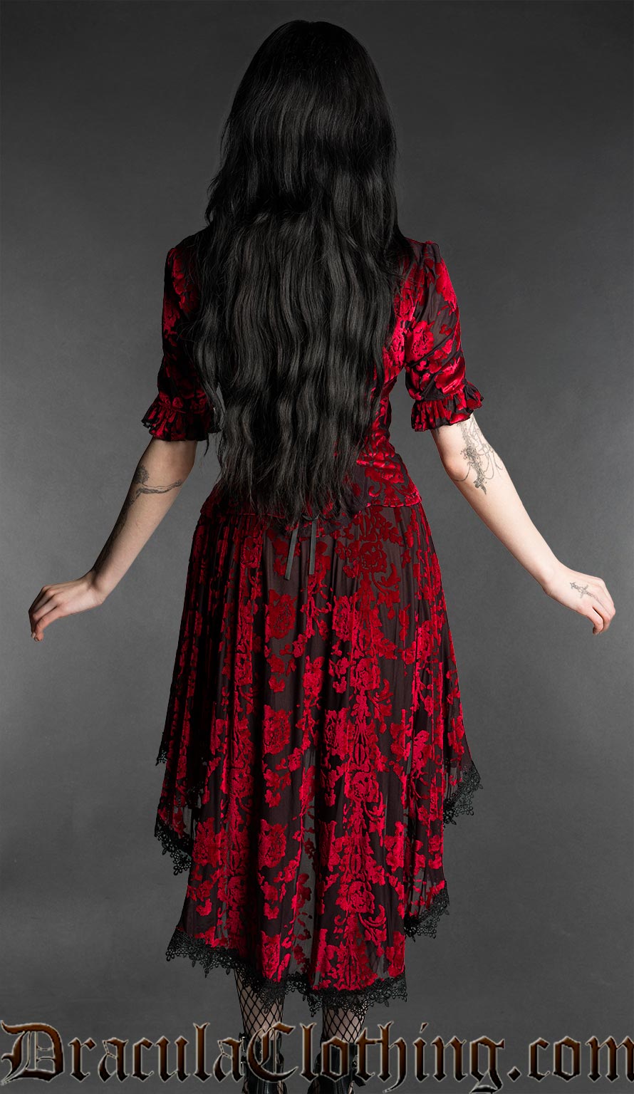 Rose Keyhole Blouse