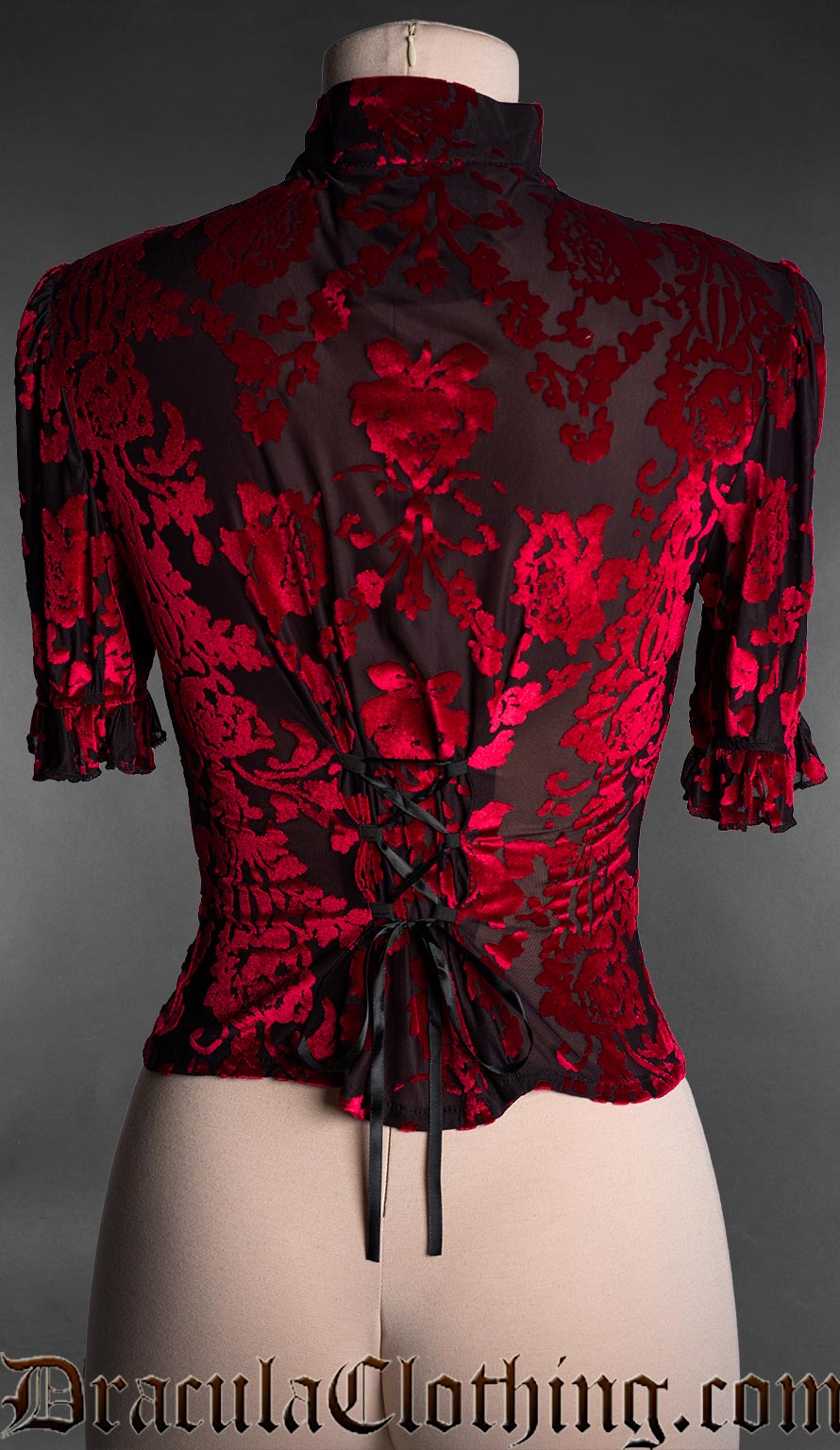 Rose Keyhole Blouse