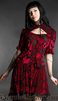 Rose Keyhole Blouse