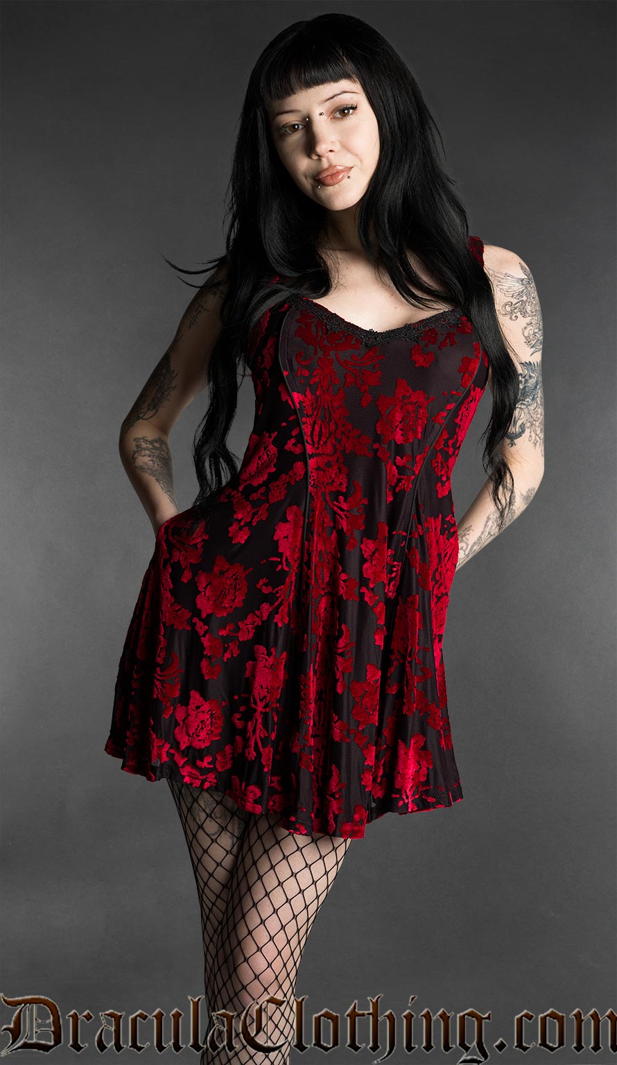 Rose Pocket Dress