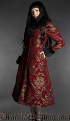 Royal Bordeaux Faux Fur Coat