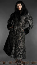 Royal Silver Faux Fur Coat