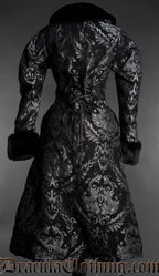 Royal Silver Faux Fur Coat