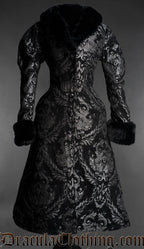 Royal Silver Faux Fur Coat