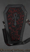 Ruby Ankh Coffin Bag