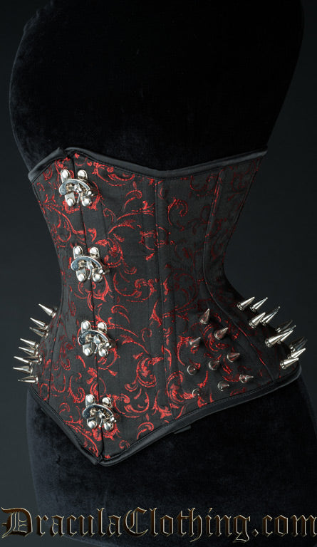 Ruby Extreme Waist Clasp Spike Corset