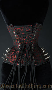 Ruby Extreme Waist Clasp Spike Corset