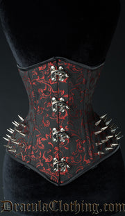 Ruby Extreme Waist Clasp Spike Corset