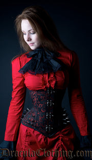 Ruby Extreme Waist Clasp Spike Corset