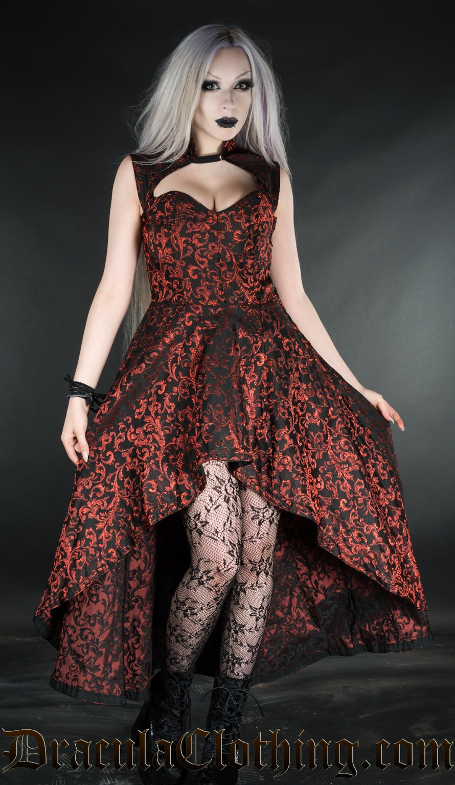 Ruby Steel Choker Dress