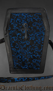 Sapphire Big Ankh Coffin Bag