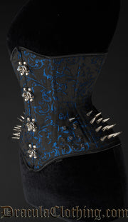 Sapphire Extreme Waist Spike Clasp Corset