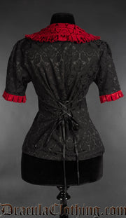 Short Sleeved Gothic Blouse