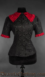 Short Sleeved Gothic Blouse