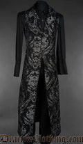 Silver Brocade Vest Coat