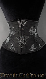 Silver Butterfly Waist Cincher