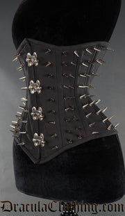 Silver Clasp Hedgehog Cotton Corset 