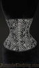 Silver Jacquard Corset