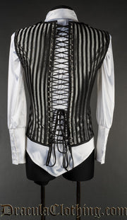 Silver Striped V-Shaper