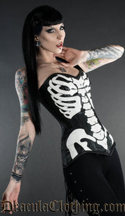 Skeleton Leather Corset