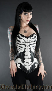 Skeleton Leather Corset