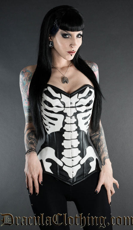 Skeleton Leather Corset