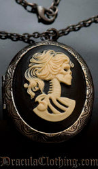 Skeleton Lady Locket