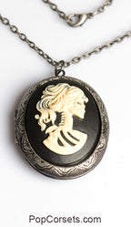 Skeleton Lady Locket