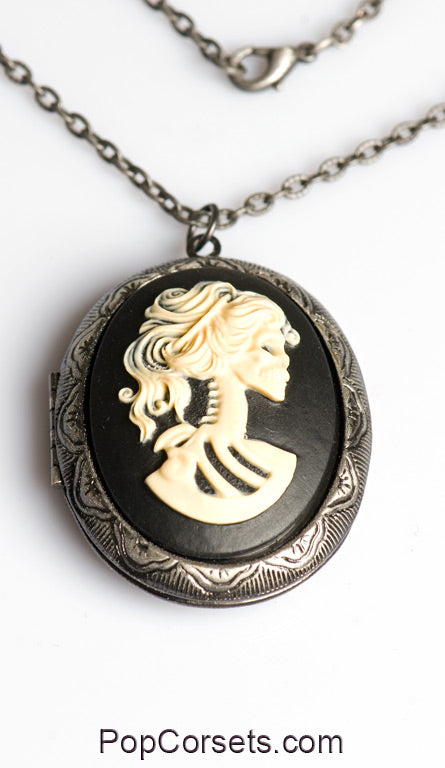 Skeleton Lady Locket