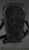 Skull Brocade Ankh Coffin Bag