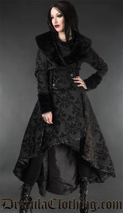 Skull Brocade Evil Queen Coat