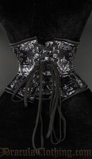 SKULL BROCADE EXTREME WAIST CINCHER