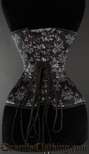 Skull Brocade Extreme Waist Corset