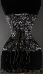 Skull Brocade Extreme Waist Corset