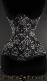 Skull Brocade Extreme Waist Corset