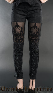 Skull Brocade Pants