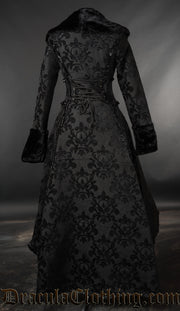 Skull Brocade Evil Queen Coat