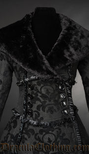 Skull Brocade Evil Queen Coat