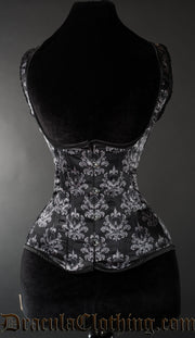 Skull Brocade Shoulder Corset