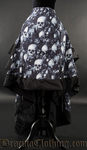 Skulls Layer Bustle Skirt