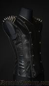 Spiked Faux Leather V-Shaper